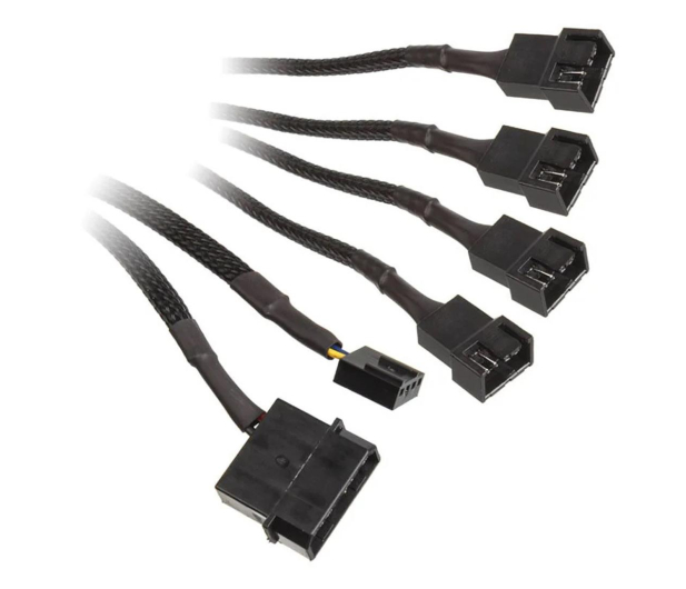 EKWB Y-złącze dla 4x 4-pinowych wentylatorów PWM - 80 cm - 1127172 - zdjęcie